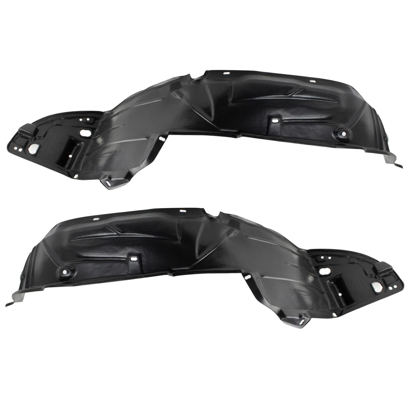 TRQ Front Inner Fender Liner Set | For 2004-2005 Honda Civic HO1248121 HO1249121