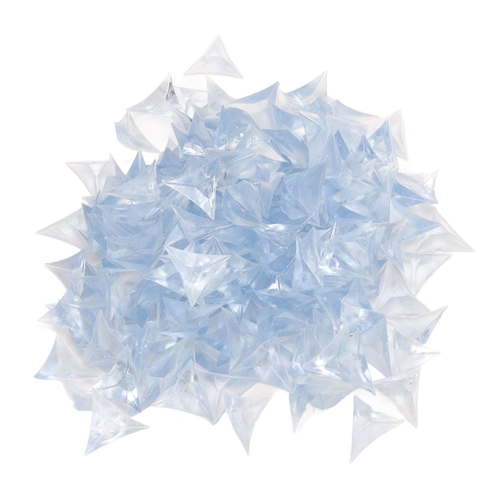 200PCS Triangle Transparent Crystal Dust-Proof Corner, Stair Corner Dust Guards Stair Dust Corners Dust Corners for Stairs, Home Cabinet Wardrobe Drawer Dead Angle Anti-Stair Dust Corner