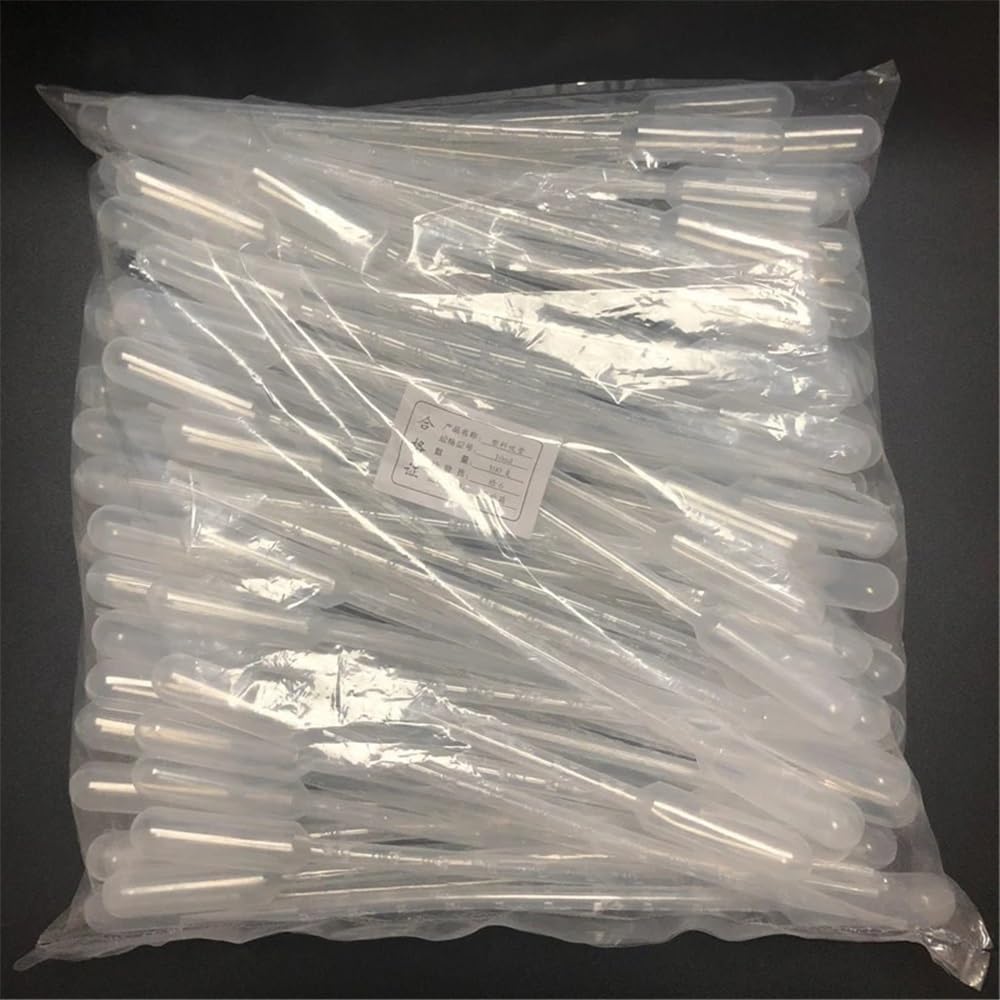Cristalería de Laboratorio Lote de 200 pipetas de transferencia graduadas desechables de 0,5 ml a 10 ml.(10mL)