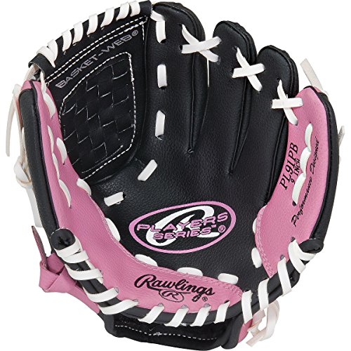 Authentic Baseball Shop Girls Pink Left Handers T-Ball Glove (Glove on Right Hand, Throw with Left Hand) Authentic Baseball Shop Girls Pink Left Handers T-Ball Glove (Glove on Right Hand, Throw with Left Hand)