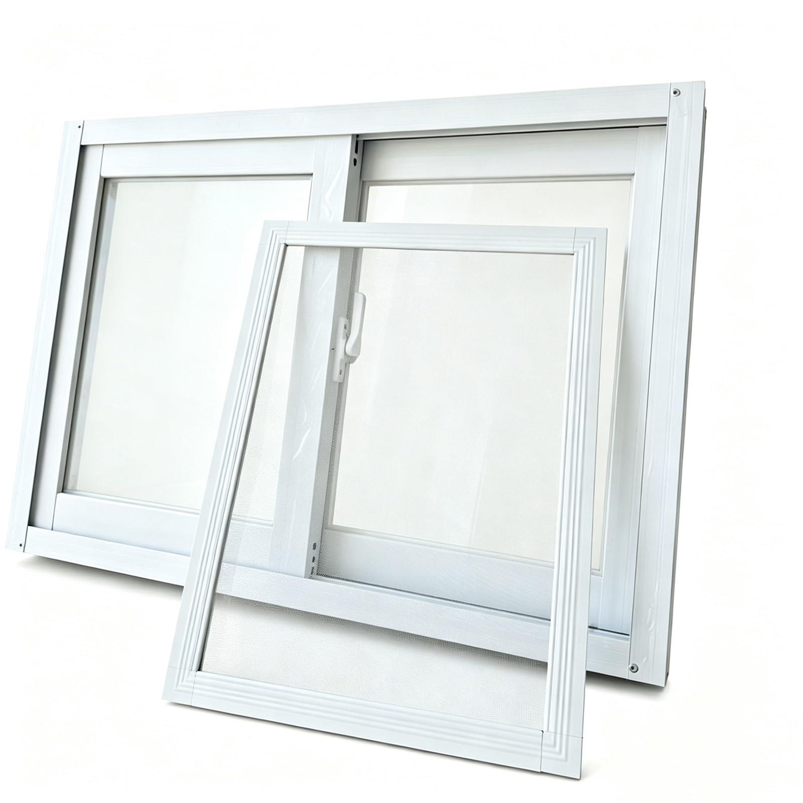 Ventana corrediza para baño y cobertizo de casas móviles con doble cristal