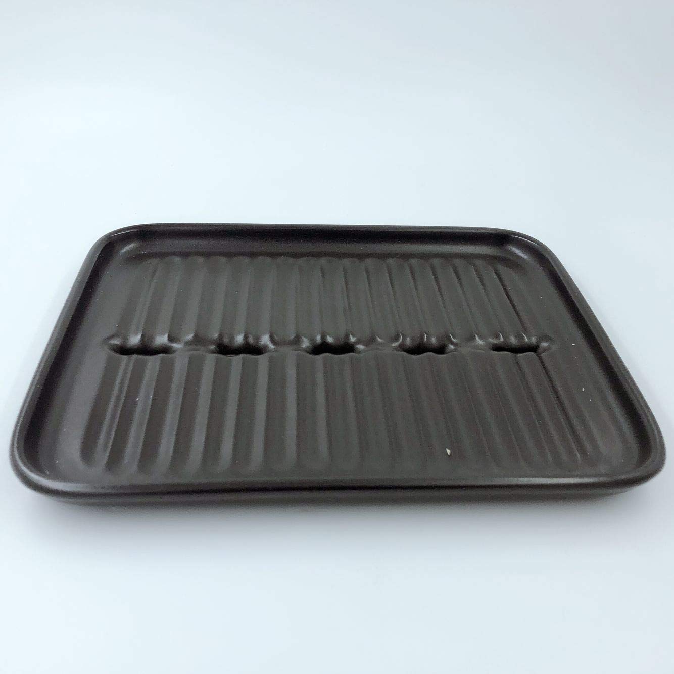 Amazon | ガスグリル用耐熱陶板 魚焼き セラミックプレート グリルパン