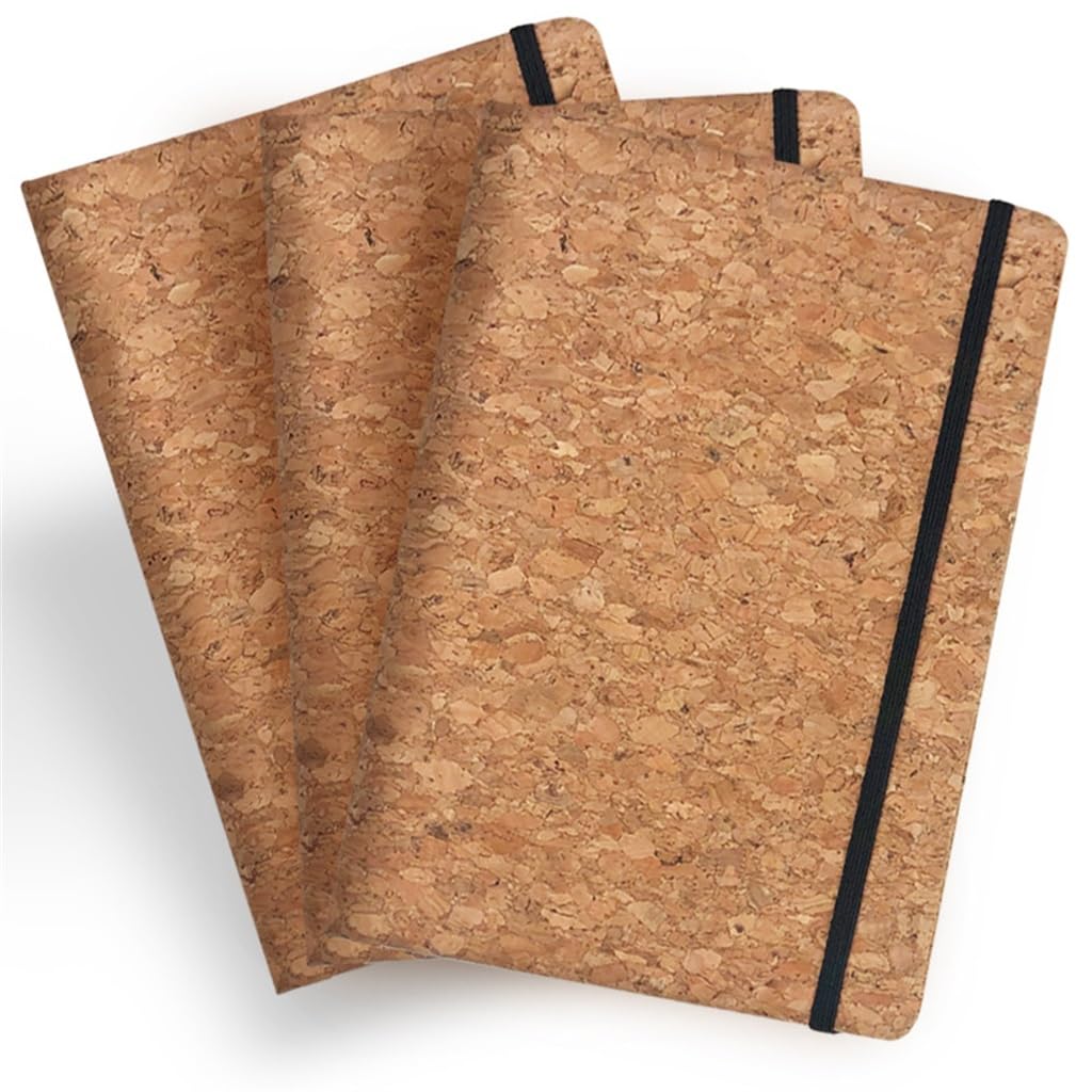 Blocco note con rilegatura A5 Quaderno for riunioni Diario aziendale for ufficio Quaderno con venature del legno addensato