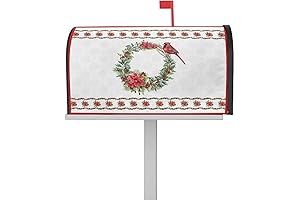 Mailbox Garland for Christmas Cheer with Rustic Pine Needles