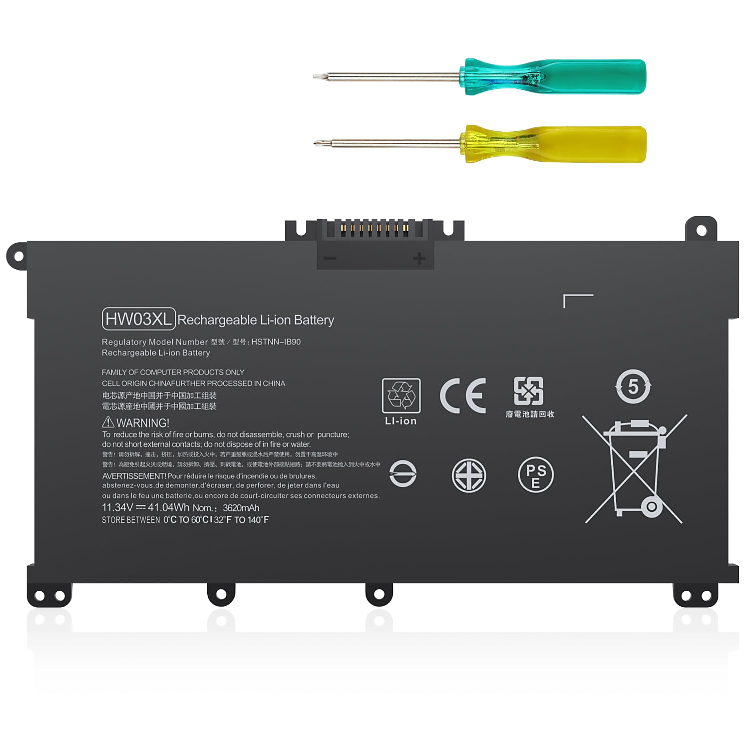 HW03XL L97300-005 Battery Replacement for HP Pavilion 15-EG 15-EH 17-CN 17-CP 15-EG0073CL 15-EG2073CL 15-EG1053CL 15-EG1073CL 15-EG2025NR 15-EG3053CL17-CN0xxx 17-CN0023dx 17-cn0053cl HWO3XL HW03041XL