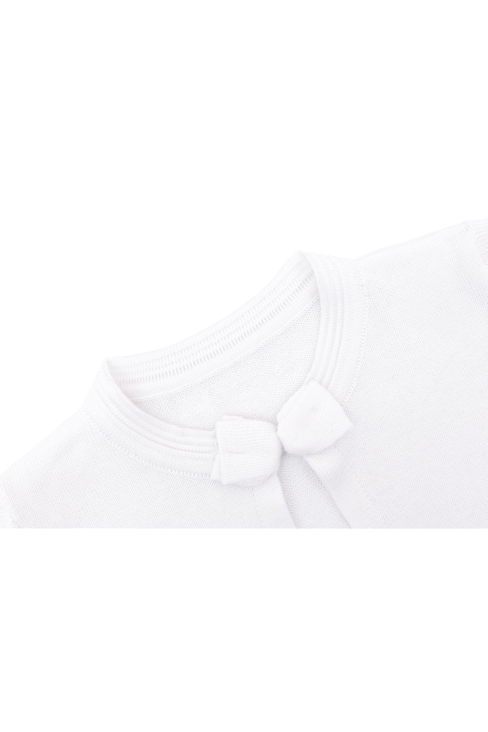 Lilax Maglione a maniche lunghe in maglia, da bambina, con chiusura a fiocco