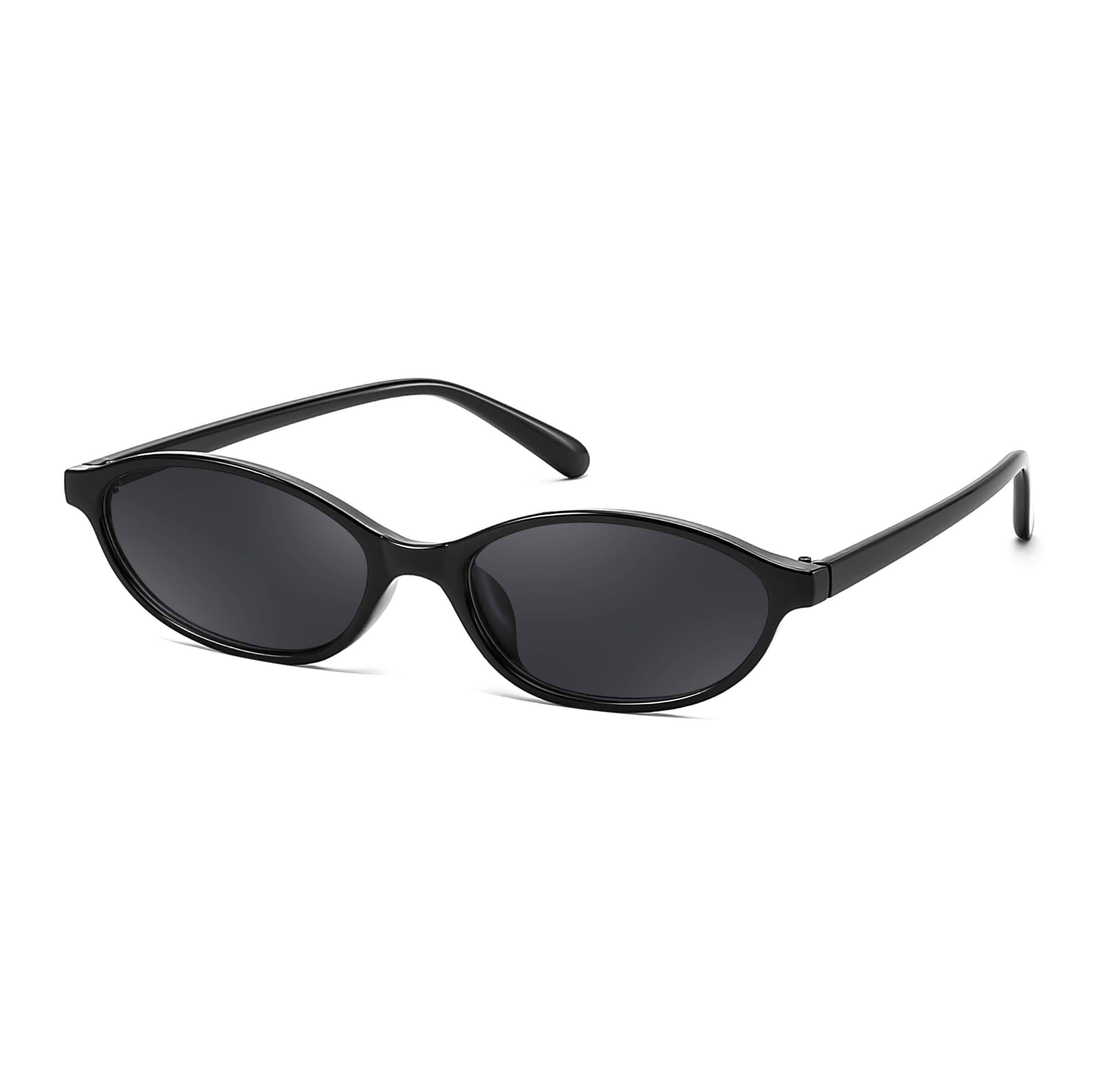 FEISEDY Retro Oval Cat Eye Sunglasses for Women Y2k Trendy Sunnies B0257 |Medium Fit 54mm |Vintage Shades |UV400 Protection |Blocks Glare |Y2K |Daily Wear