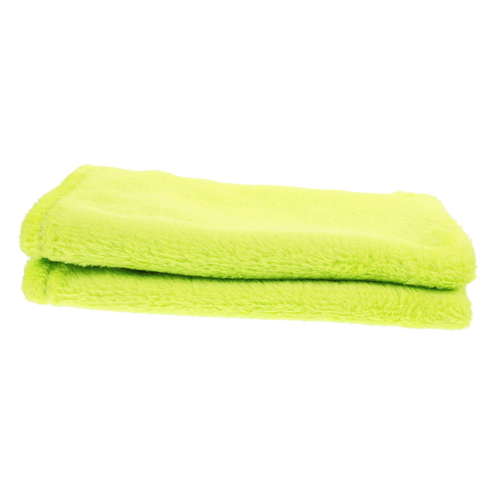 GRIRIW Cozy Fleece Throw with Extra Warmth and Elaborate Needle Stitching Pet Blanket Solid Color Green Made of Polyester Fiber Suitable for Pets Year Long