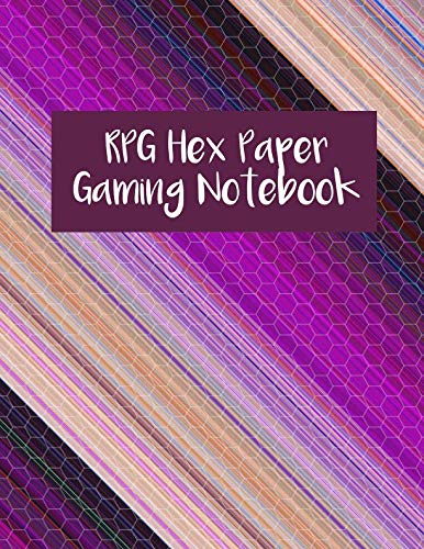 RPG Hex Paper Gaming Notebook: (200 Pages) Blank Hexagonal Journal for Mapping Strategies : Small & Large Hex Pages Strategy Map Making for Tabletop Gaming : Hex Grid Battle Maps