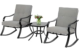 Incbruce Tall Patio Chairs Set of 2 Clearance