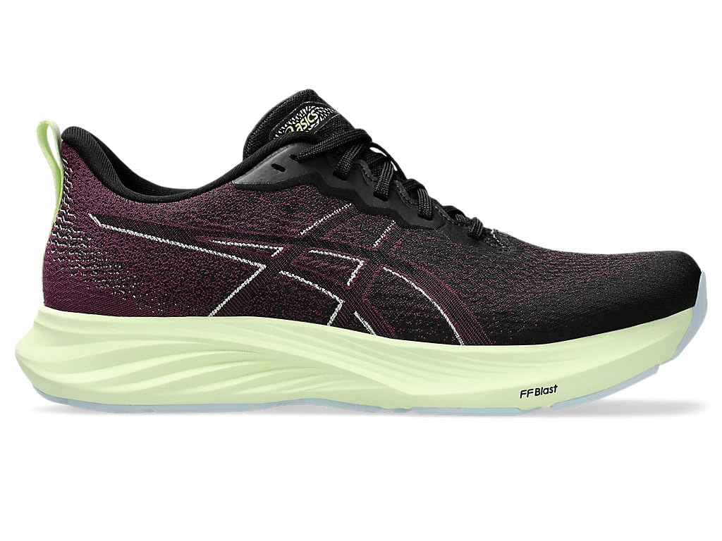 ASICS Women DYNABLAST 4 Black/Deep Mauve Running Shoes - 8 UK (1012B513.005) (B0D9BPKJ2J) Amazon Price History, Amazon Price Tracker