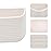 MiniArk Small Storage Baskets for Organizing | Closet Organizer Bins | Shelf Toy Basket | Woven Rope Baskets | Cube Decorative Box | Shallow Basket | 11.5x7.5x4.7 | 4 Packs Off White