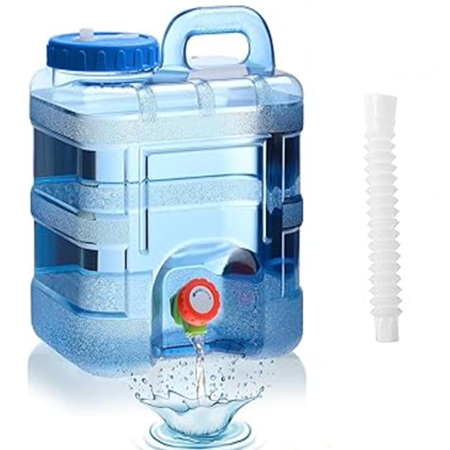 Careopeta 20L Camping Water Can with Tap Portable Camping Picnic Hiking Camping Water Tank Storage Container for Travelling Water Camper Dispenser Barrel with Faucet (Blue) (20L) (B0CKDYB7LJ) Amazon Price History, Amazon Price Tracker