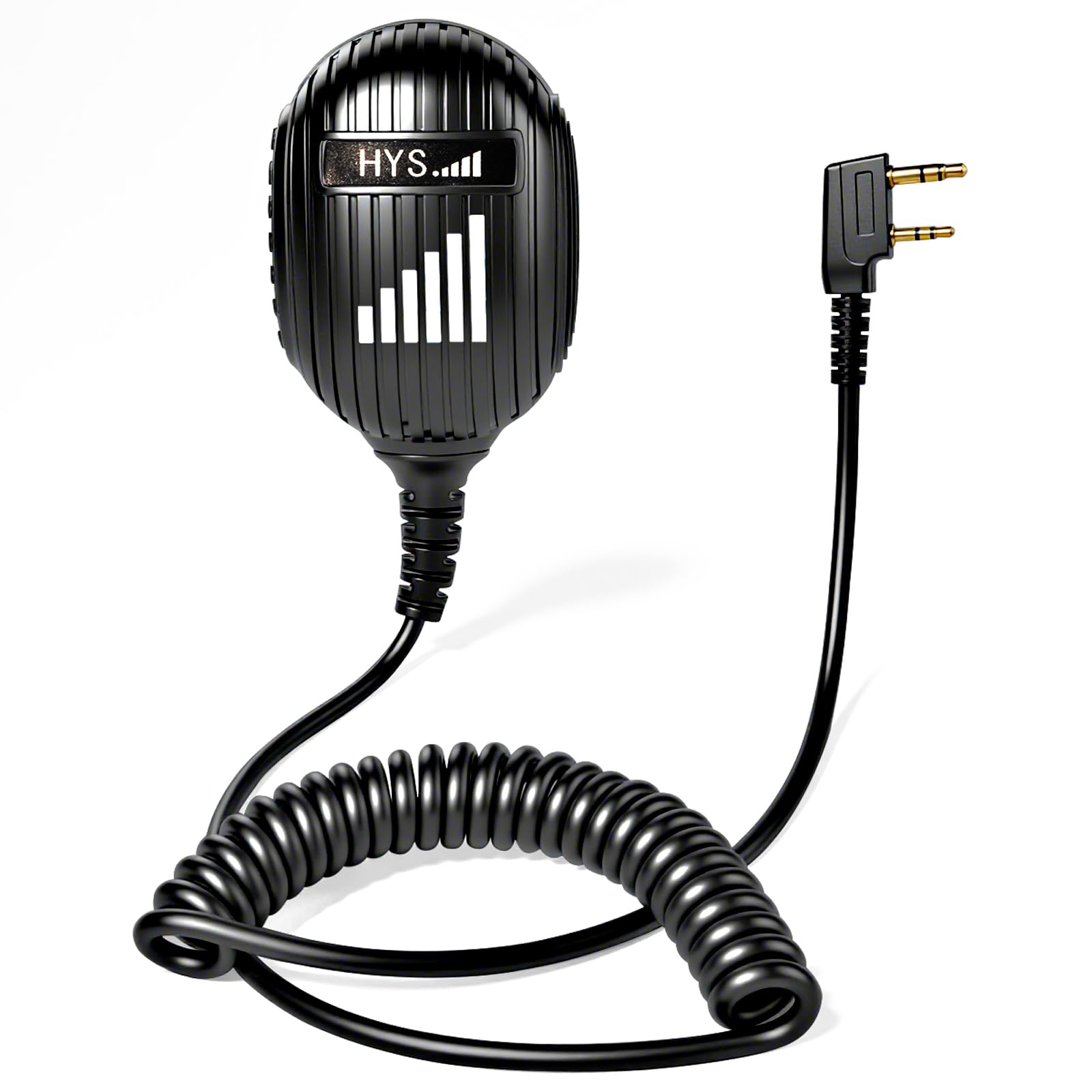 HYS Handheld Microphone Speaker Remote Shoulder Speaker Compatible with BaoFeng UV-5R UV-5RE BF-888S Retevis Kenwood Two Way Radio (R03) — view 6