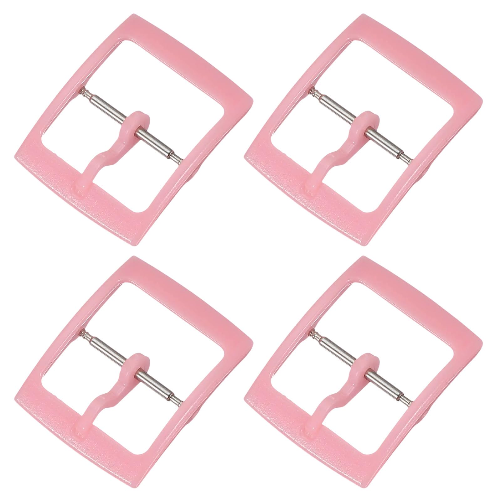 uxcell Watch Band Replacement Buckle, Plastic Watch Strap Clasp Replacement for Leather Nylon Watch Bands