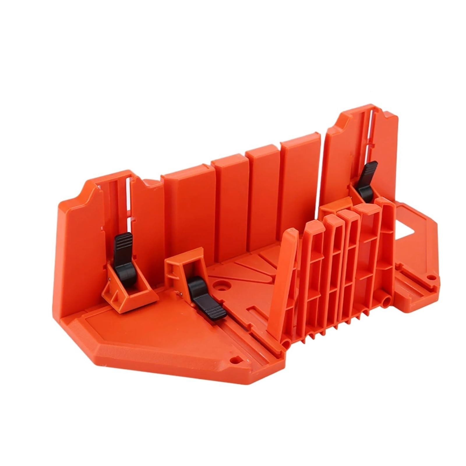 Dhyuacn One Color Mitre Saw Box Wood Saw Mitre Box, Plastic Pruning Cutting Hand Hardware Tool 14 Inch With Clamp