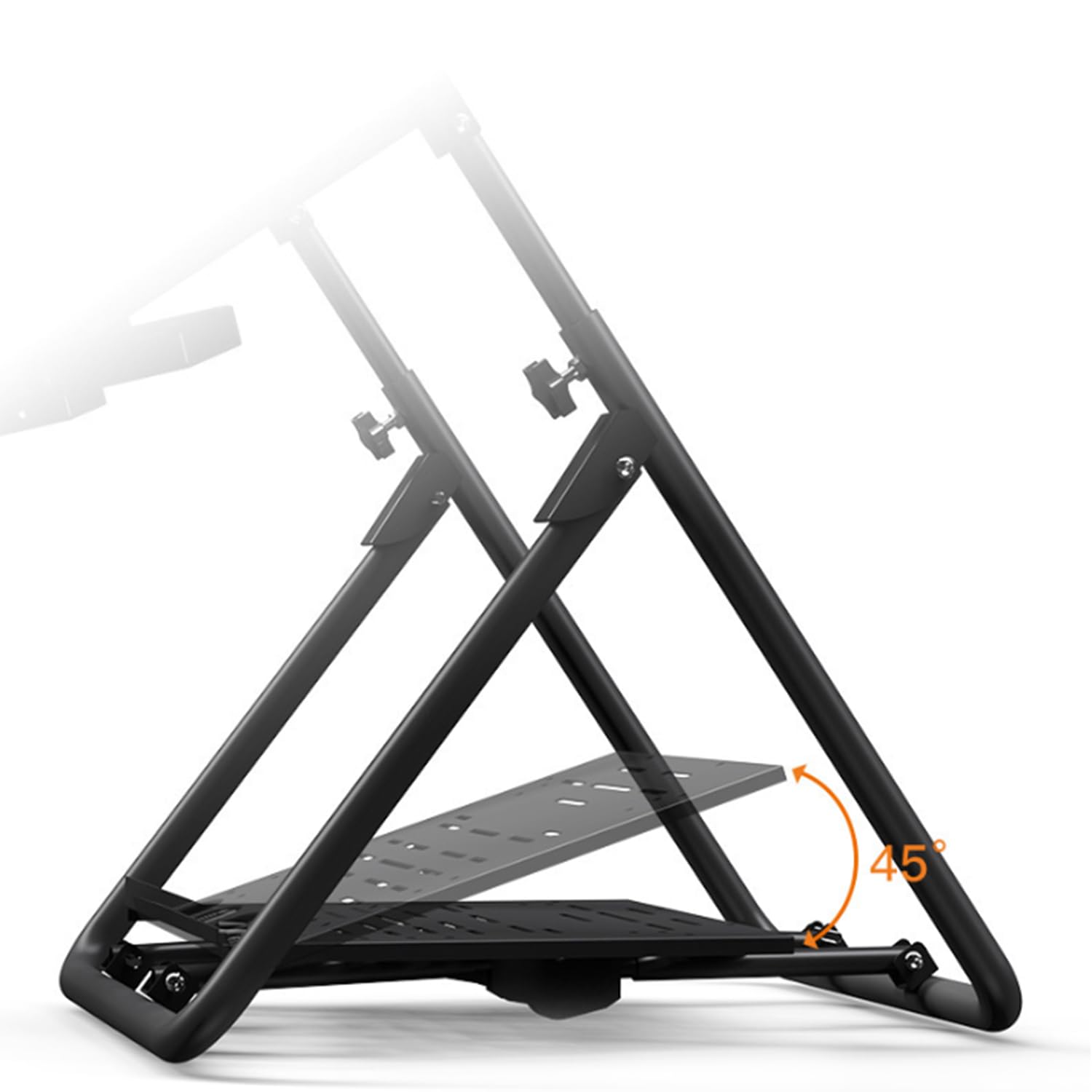 Fit Pieghevole con Ruota da Corsa, Supporto per Ruote da Corsa, Supporto del Volante, basi Universale Regolabile in Altezza Compatibile