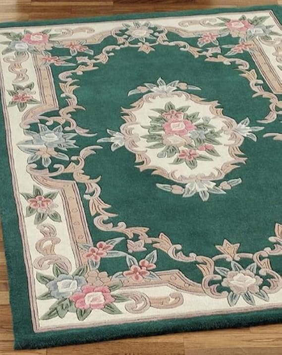 Image of OLEFIN Handmade Thick Woolen Anti Slip Carpet and Rugs for Living Room Bedroom Hall Dinning Room Kids Room