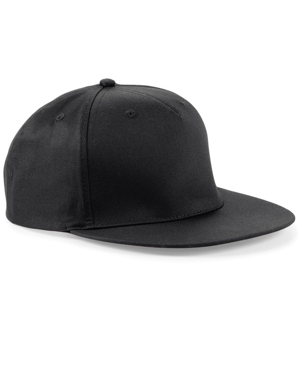Snapback Rapper Cap Colour=Black Size=O/S