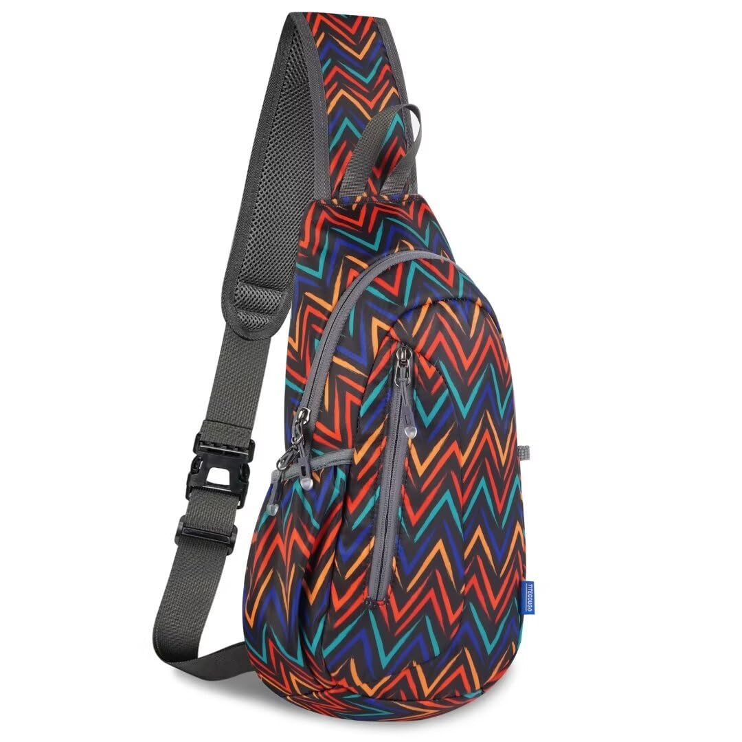TITECOUGO Small Sling Bag, Lightweight Crossbody Backpack for Men Women, Shoulder Bag for Sports and Outdoor-image-23