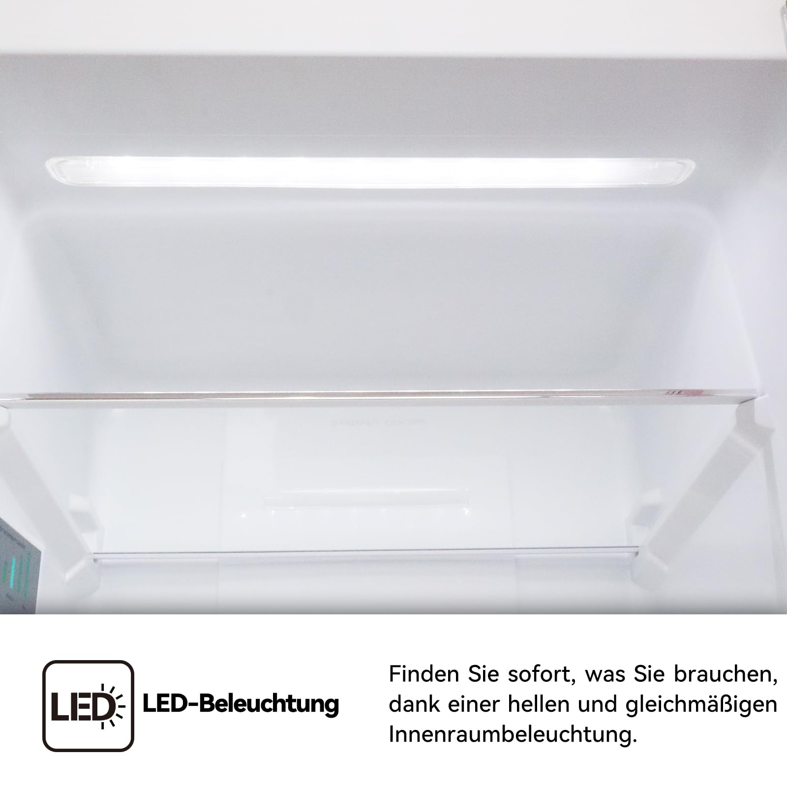 magictec 【Premium】 Retro Kühlschrank Mit Gefrierfach Vintage 179cm,【Total No Frost Plus 】, 236L (168L/68L Gefrierfach) | Kühl Gefrierkombination Freistehend Retro | Elektronische Steuerung | Rot