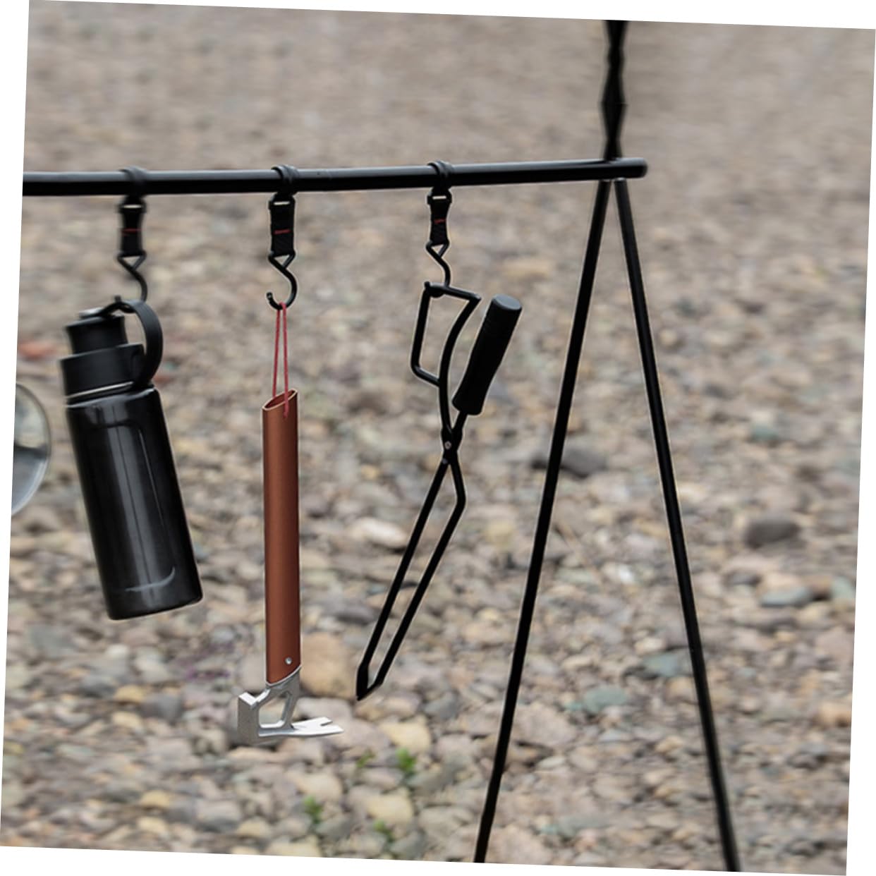 ifundom Pinza Per Carbonella in Ferro Manico Attizzatoio Per Legna Da Ardere Accessori Per Barbecue Robusto e Resistente Al Calore