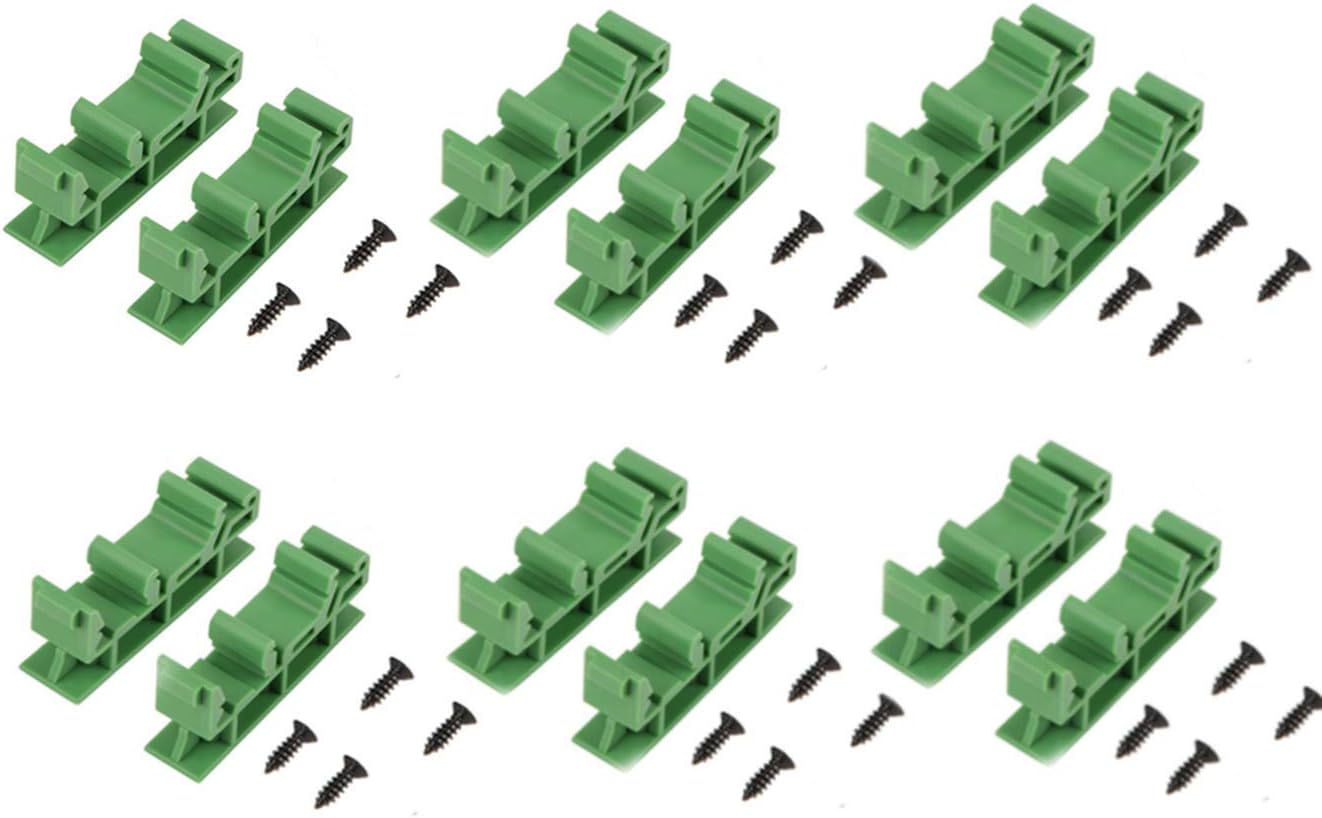 Duyppy PCB DIN Rail Mounting Adapter Circuit Board Mounting