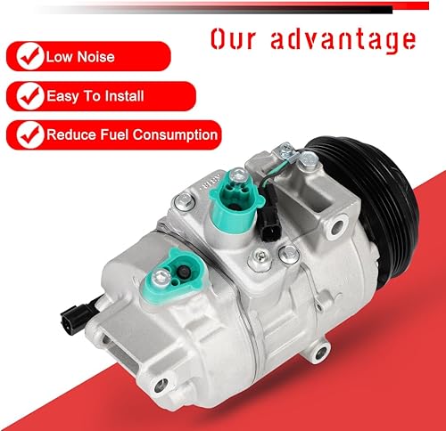 Miniatura 4 de cciyu Compresor de aire acondicionado 2015-2018 apto para Ford Edge 2.0L 2013-2017 apto para compresor de CA Ford Fusion 2.0L CO 29119C