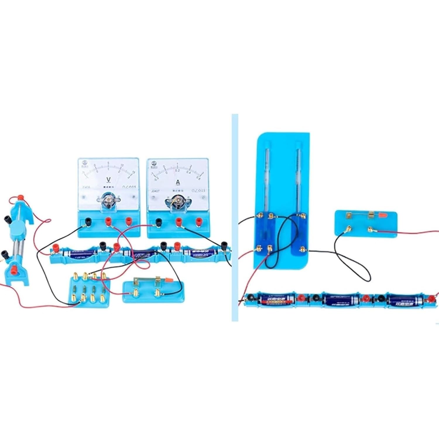 Scatola Completa for esperimenti elettrici - Set Completo di Attrezzature didattiche for elettromagnetismo di Fisica