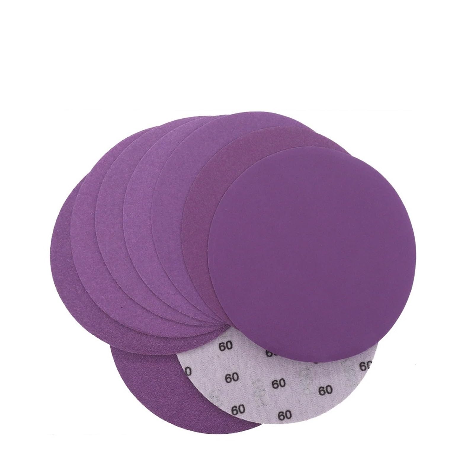 Dischi abrasivi Carta vetrata a grana 60-10000 da 6 pollici con gancio e anello 150 mm for levigatrice orbitale casuale for la lavorazione del legno(60 Grits)