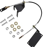 Vista 1 de Vínculo de cambio de cable de caja de transferencia de mejora, compatible con Jeep Wrangler TJ 1997-2006, cable resistente, se adapta a la caja