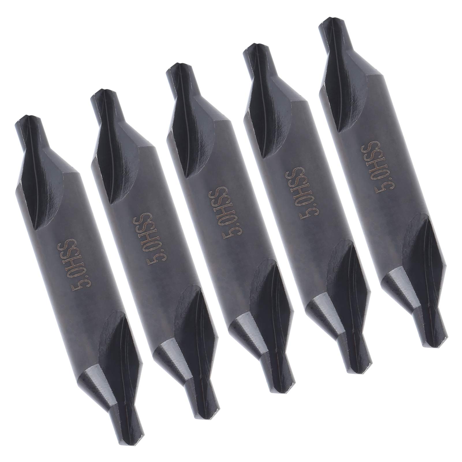 Drill Bits, Centering Drill Bits, 5Pcs Sharping Centering for Bench Drills Milling Machines Machining Centers