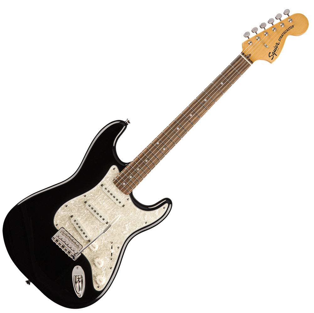Amazon | Squier by Fender Classic Vibe '70s Stratocaster, Black