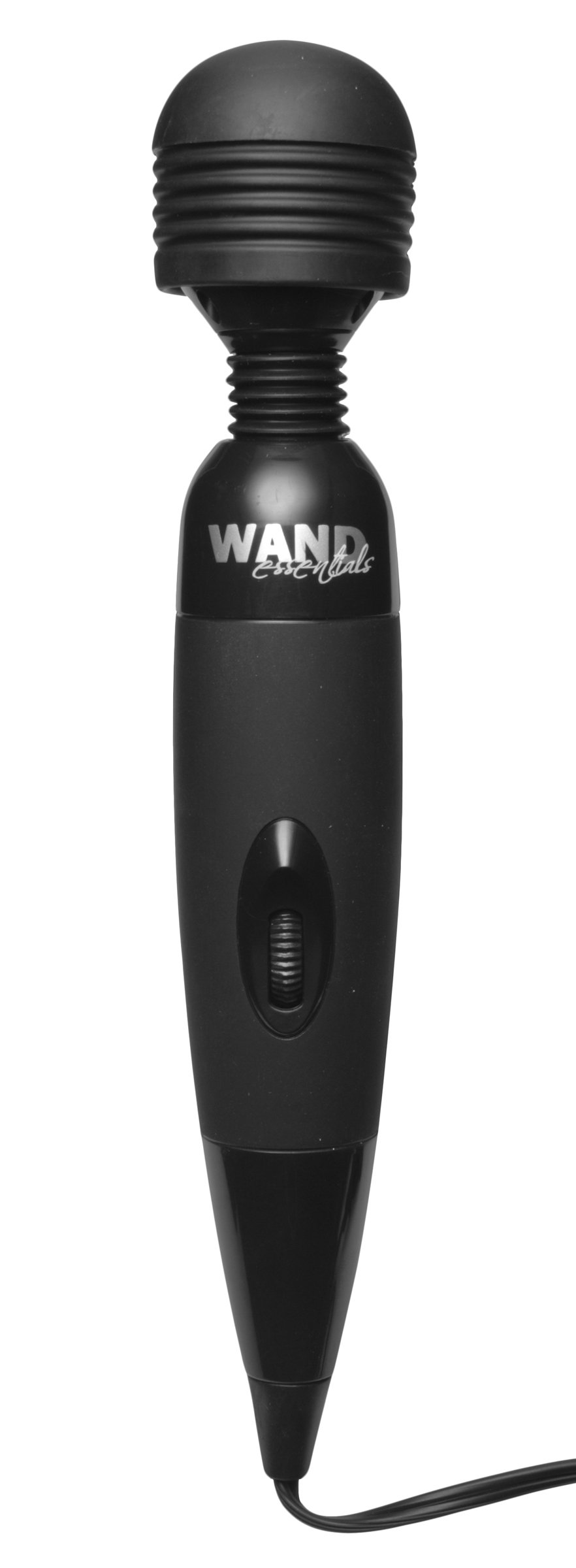 Wand Essentials Black Mini Multi-speed Wand with Attachment