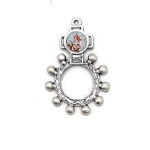 San Francis Imports St. Michael |Rosary Ring for Women | Finger Rosary Catholic Jewelry | Elegant Devotional Prayer Ring for Daily Meditation and Spiritual Practice | Meaningful Religious Gift