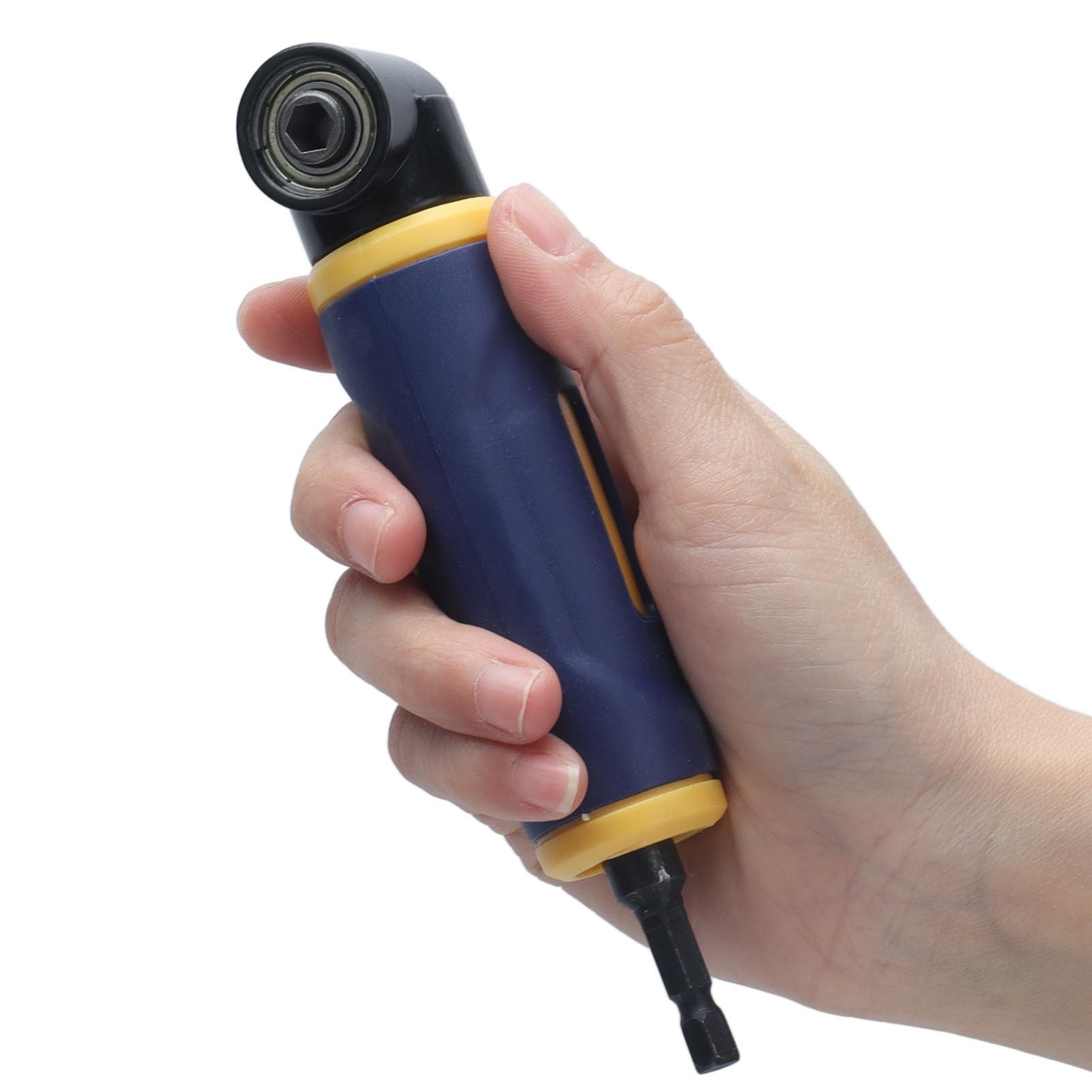 Adattatore Angolo Trapano 90 Gradi con Gambo Esagonale 1/4 di Pollice e Magnete Integrato per Trapano Elettrico