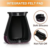 Vista 35 de 24 protectores de suelo para patas de silla para suelos de madera dura, cubiertas de silicona para proteger suelos de baldosas de madera, parte