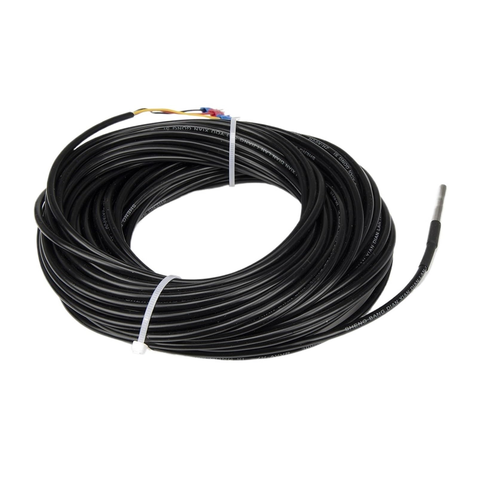 Sensor de temperatura de resistencia PT100 con cable impermeable de 20 metros