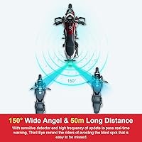 Vista 6 de INNOVV ThirdEYE - Sistema de punto ciego para motocicleta con alerta de voz e indicadores, sistema de asistente de moto impermeable, detecta