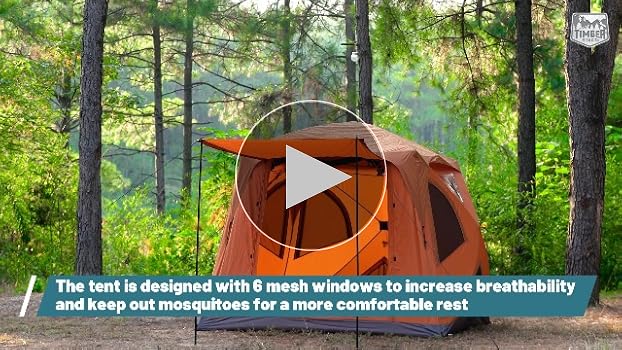 Amazon.com : TIMBER RIDGE Instant Pop Up Hub Tent, 4 Person