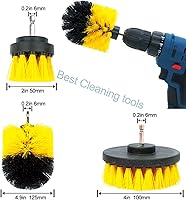 Vista 4 de Deesse - Juego de cepillos de limpieza de cocina, cepillo de limpieza de cocina, cepillo de limpieza para fregador, multiusos, kit de cepillos