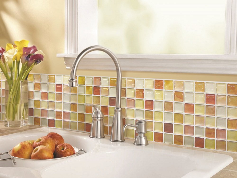 Amazon.com: Earl Doco Deco MT-004 Mosaic Tile Sticker, Wall