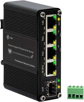 4X1000M RJ45 IEEE802.3at/bt PoE-1X1000M SFP Mini Industrial Switch