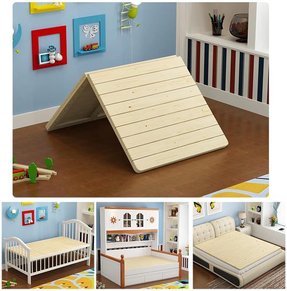 Solid Wood Bed Board Wood Hard Bed Board, Sofa Plank Cushion 2m5m Child Folding Framework Wooden Board Mat (Size : 60x200cm) (OneColor 70x200cm)
