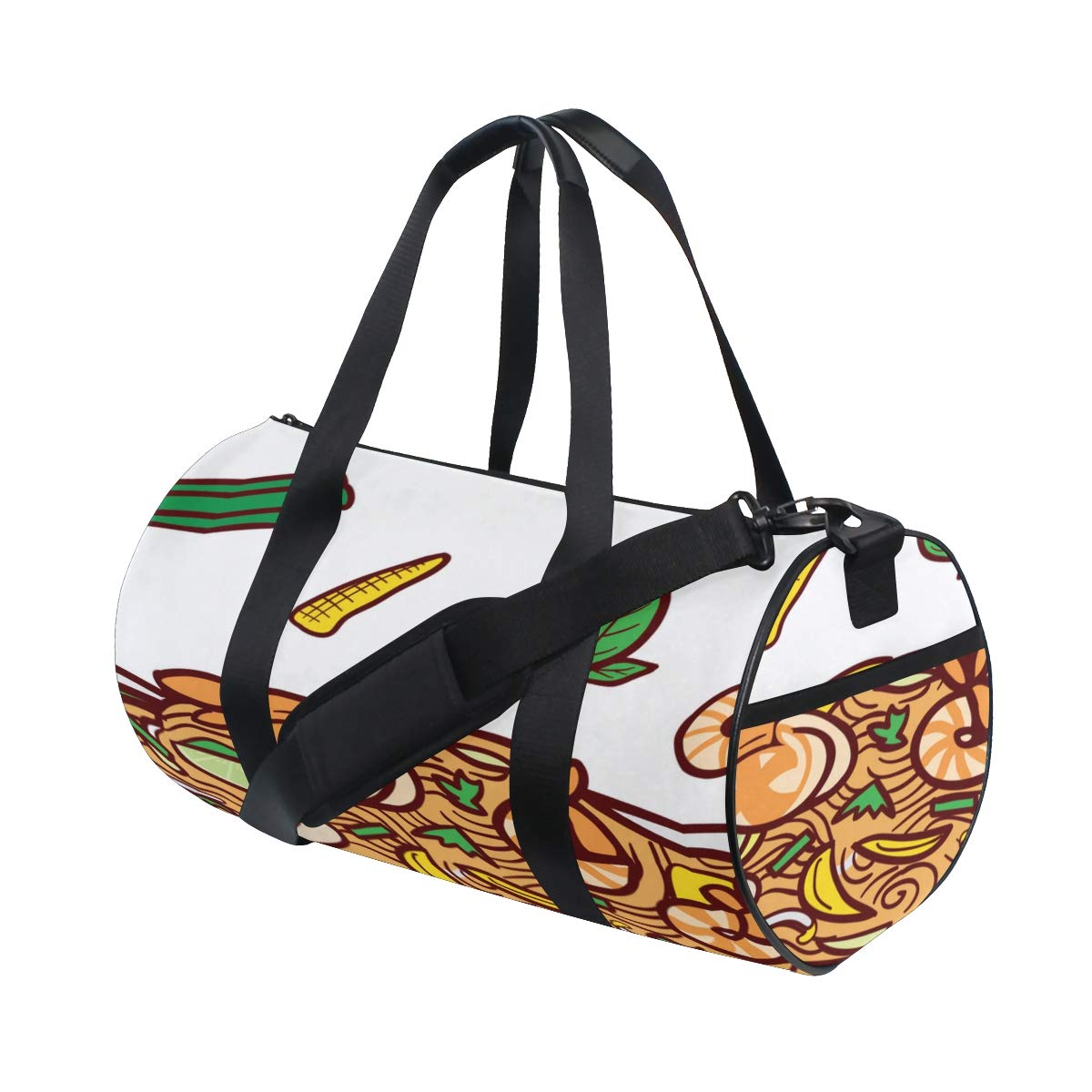 Duffel Bags Casual Delicious Noodles Food Gym Tote Crossbody Weekend Duffel For Student Boy Fitness 