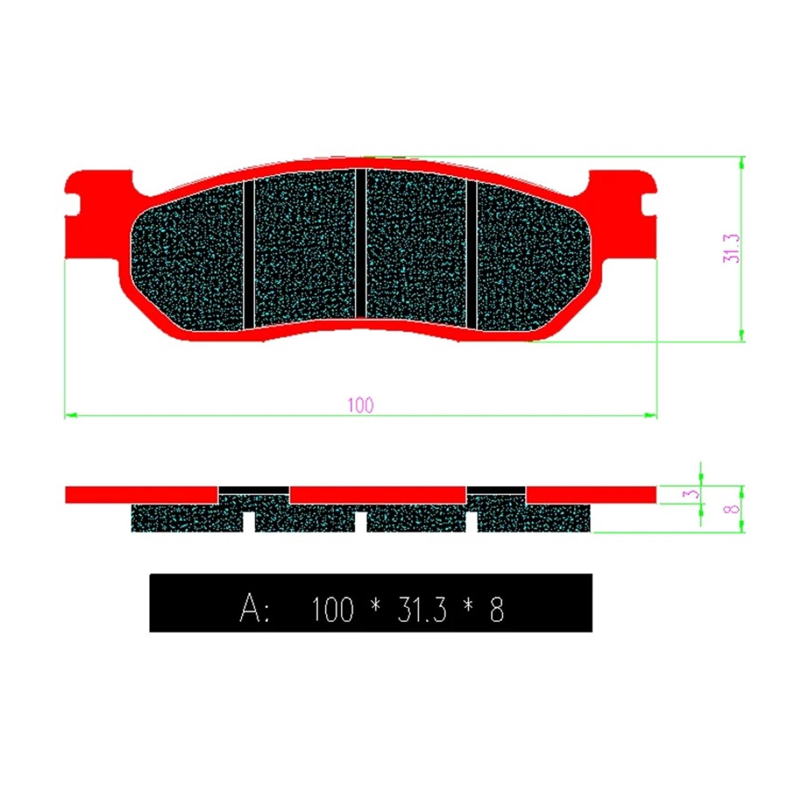 Juego Pastillas Moto para Yamaha XT 225 We Serrow 1997-1998 250 2005 XG Tricker 2004-2006 2005-2008 Pastillas De Freno Traseras Delanteras Cerámica Motocicleta