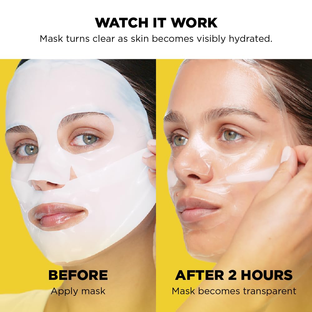 Skin Republic Bio-Collagen Hydrogel Overnight Mask For Glass Skin, Clear - Image 3