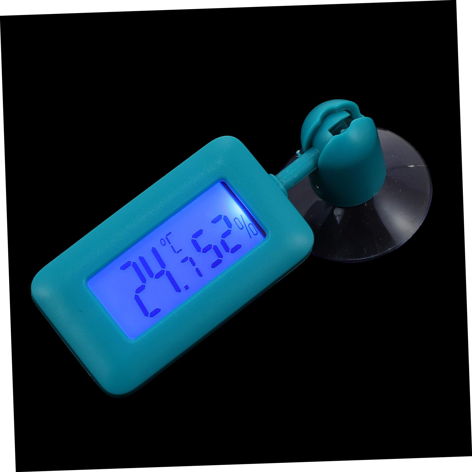 VICASKY Reptile Thermometer with Suction Cup Digital Temperature for Bearded Dragon Leopard Gecko Tanks Accurate Humidity Monitor for Terrarium Easy Installation