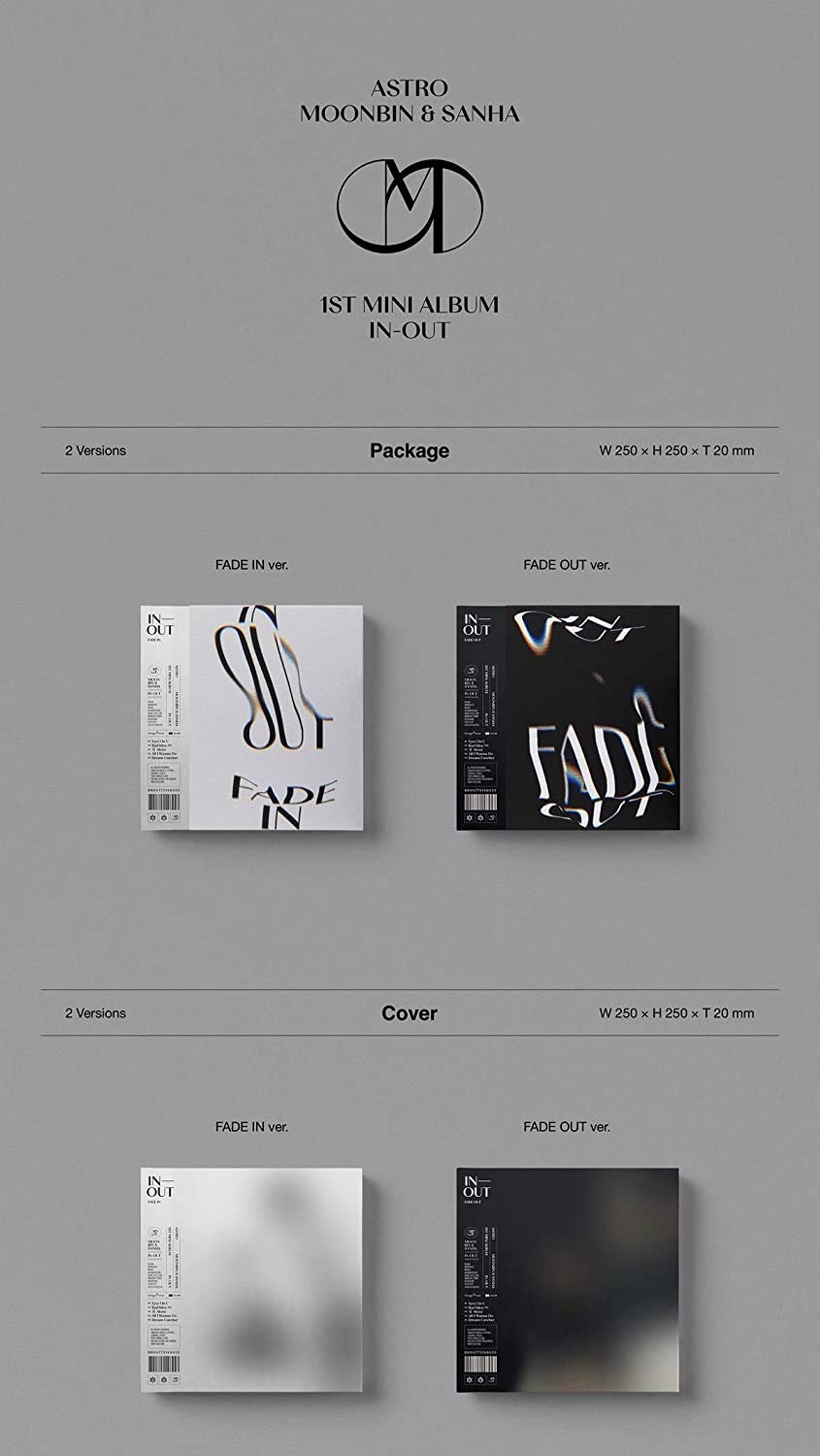 Amazon.com: Fantagio MOONBIN & SANHA Astro - Álbum in-Out+Póster