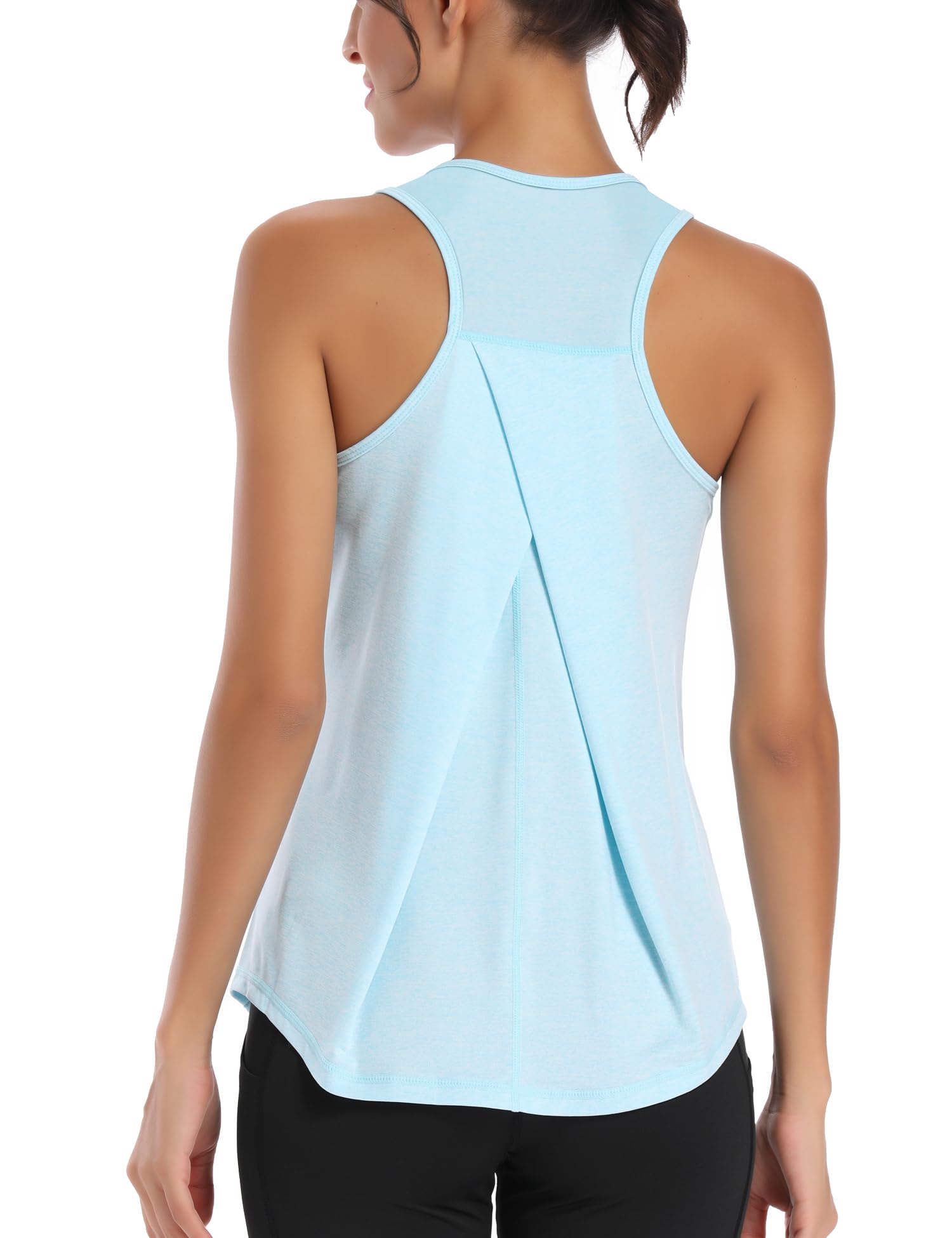 Dawnrole Gym Tops für Frauen ärmellose Yoga Fitness Shirts Racerback Sport Top Frauen